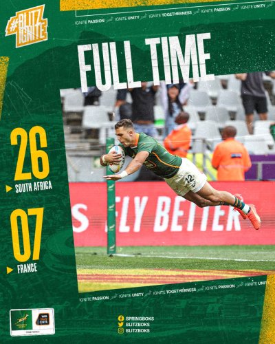 Van Wyk Show Steers Blitzboks Into Cape Town Sevens Quarters | Flipboard