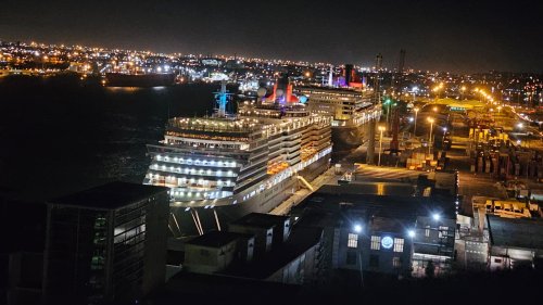 PICTURES: Two iconic cruise ships dock in Cape Town