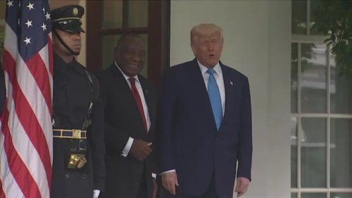 Trump plays Ramaphosa a video of Malema chanting ‘Kill the Boer’