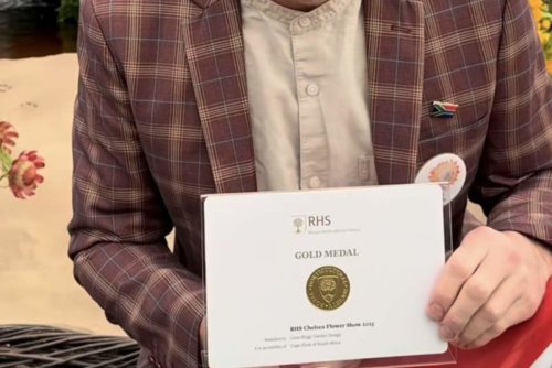 South Africa exhibit wins gold medal at Chelsea Flower Show 2025