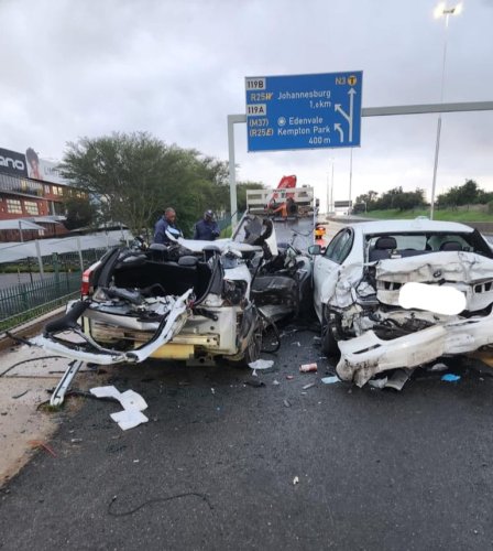 Rear-ended JMPD officers sustain critical injuries