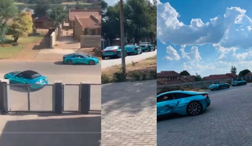WATCH: Flashy cars that pick up girls at university res