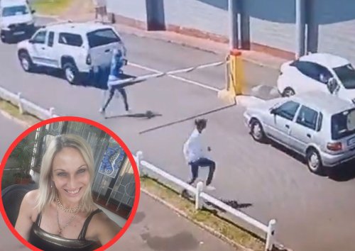 Watch: Durban woman who ran over robber hailed a heroine