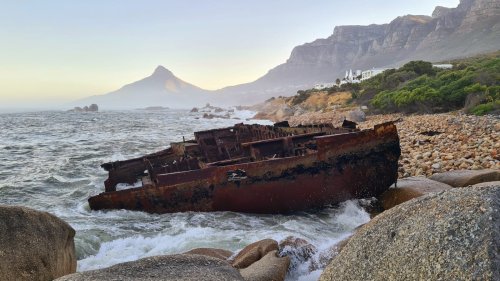 PICTURES: Antipolis wreck washes ashore in Cape Town after 44 years