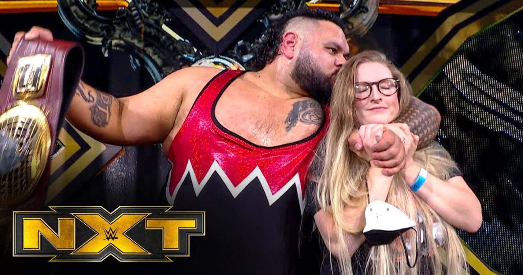 Bronson Reed's Wife Joins Him In The Ring To Celebrate After NXT Goes Off The Air [Video]