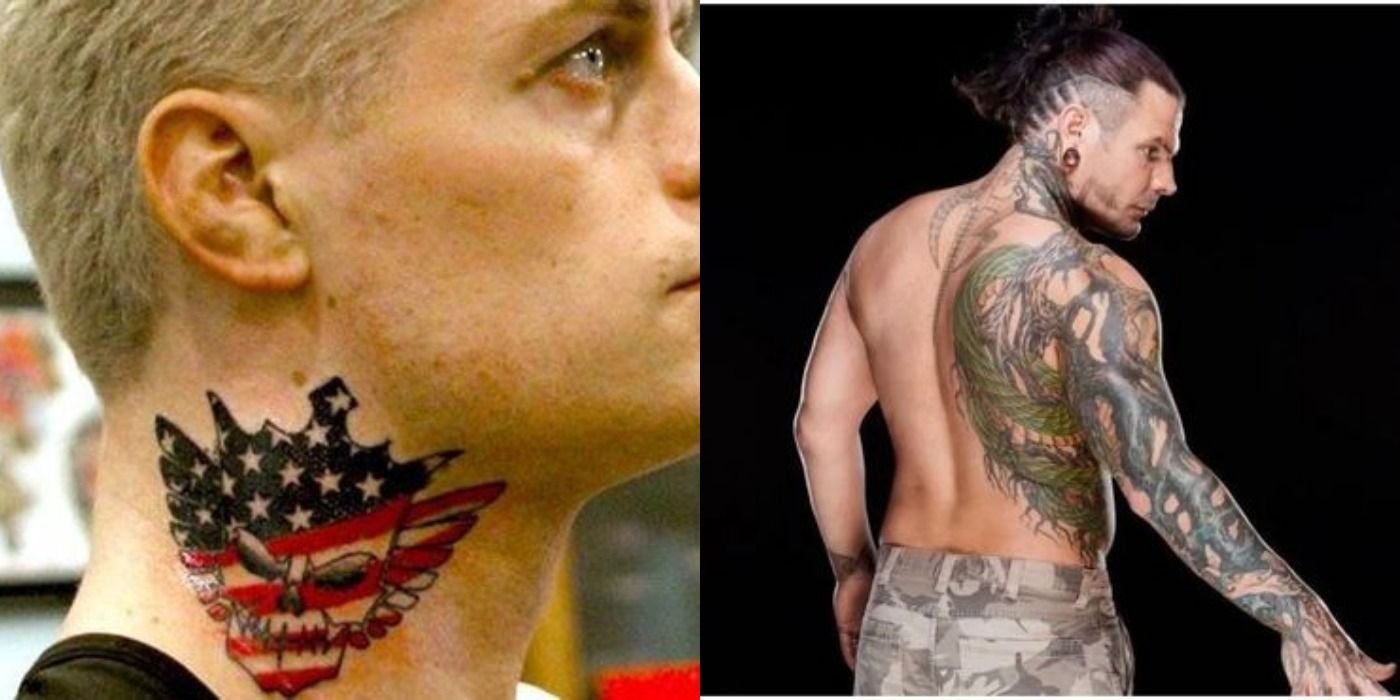 WWE Jeff Hardy Neck Tattoo