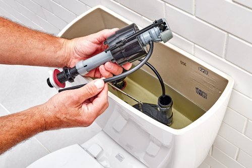 Replacing a Toilet Flush Valve