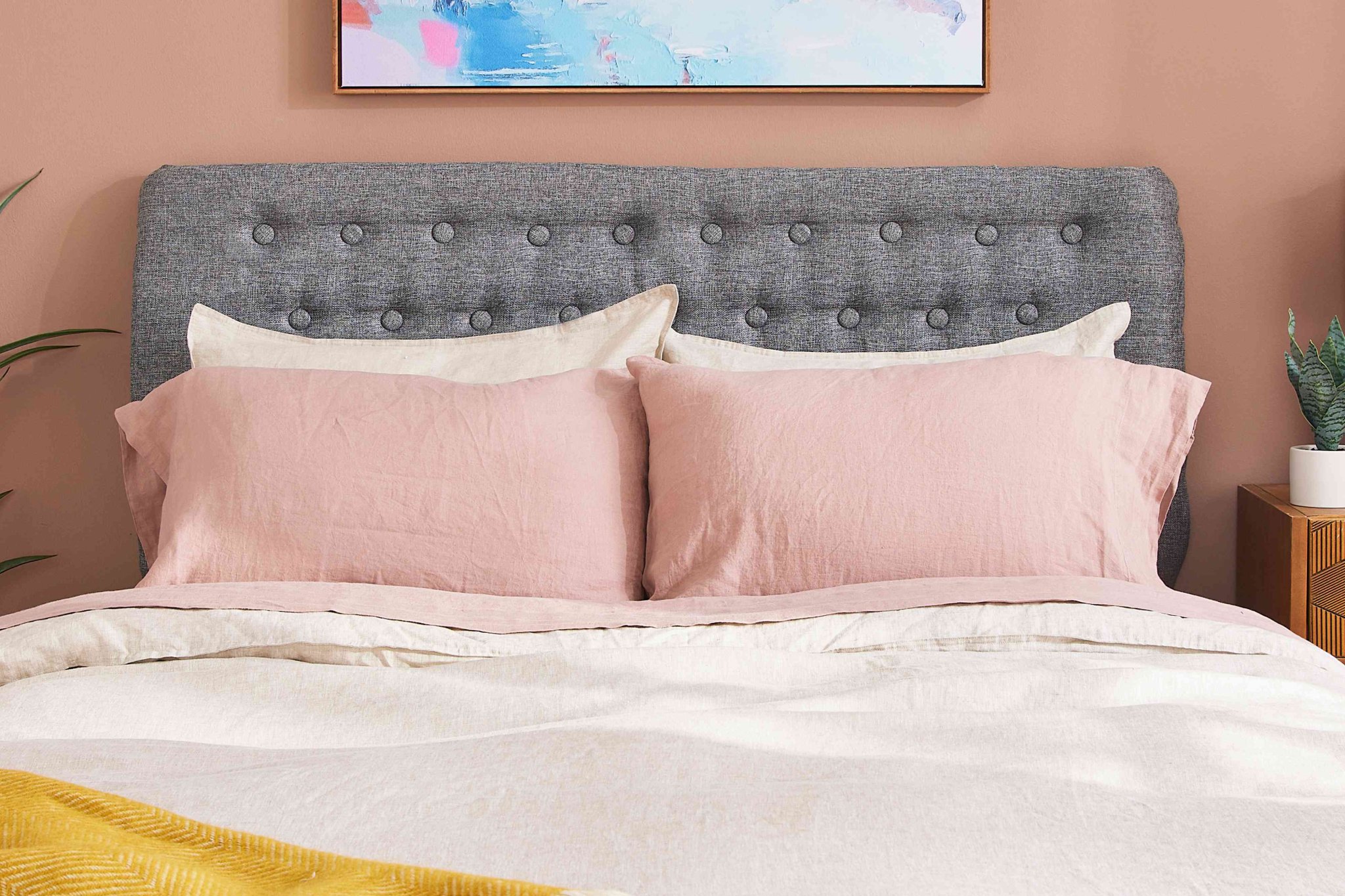 How to Make a DIY Tufted Headboard That Looks Professionally Done