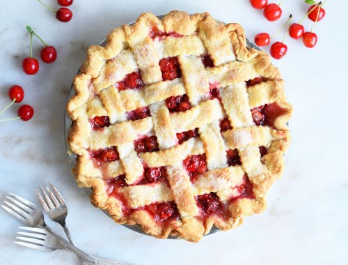 Use Summer Cherries to Make an Irresistible Lattice Crust Pie