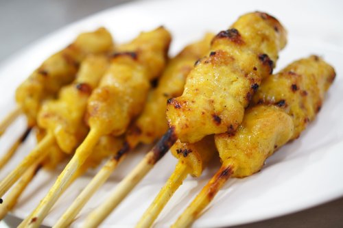 A Savory, Easy Appetizer: Thai Chicken Satay With Peanut Sauce