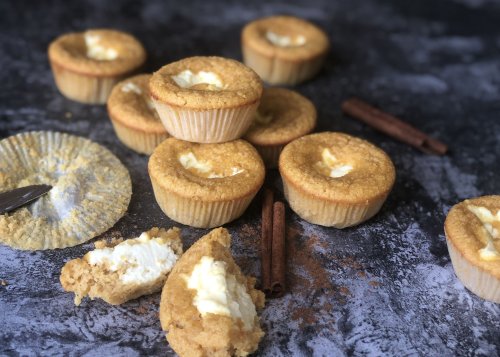 The Best Keto-Friendly Fall Breakfast: These Pumpkin Cream Cheese Muffins