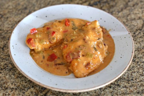 Crock Pot Chicken Breasts Are Smothered in a Creamy Creole Sauce