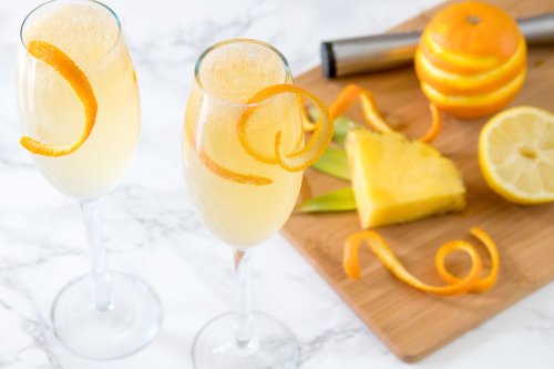 Pineapple Mimosa Cocktail Recipe