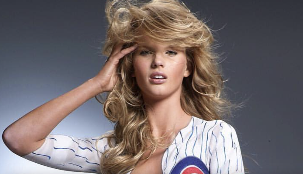 Swimsuit Model Wears A PaintedOn Jersey In JawDropping Photo Flipboard