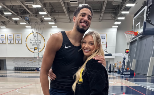 Tyrese Haliburton's Girlfriend Turns Heads With Cheerleader Outfit
