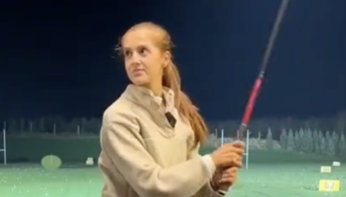 Man Interrupts Professional Golf Coach At Driving Range, Tells Her What's 'Wrong' With Swing