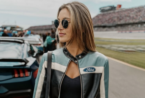 NASCAR Driver's 'Stunning' Wife Goes Viral In Red Dress