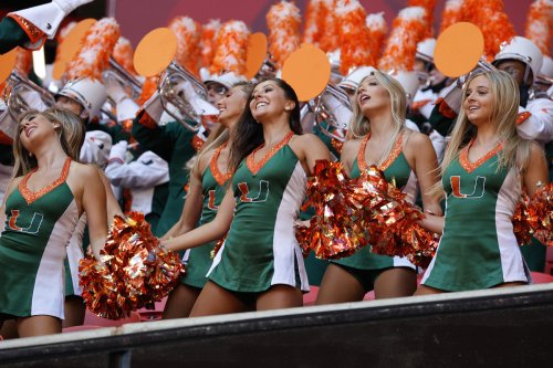 College Football World Reacts To Miami Cheerleader Photo