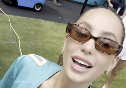 Alix Earle Starts Fashion Trend With Her Outfit At Dolphins Game