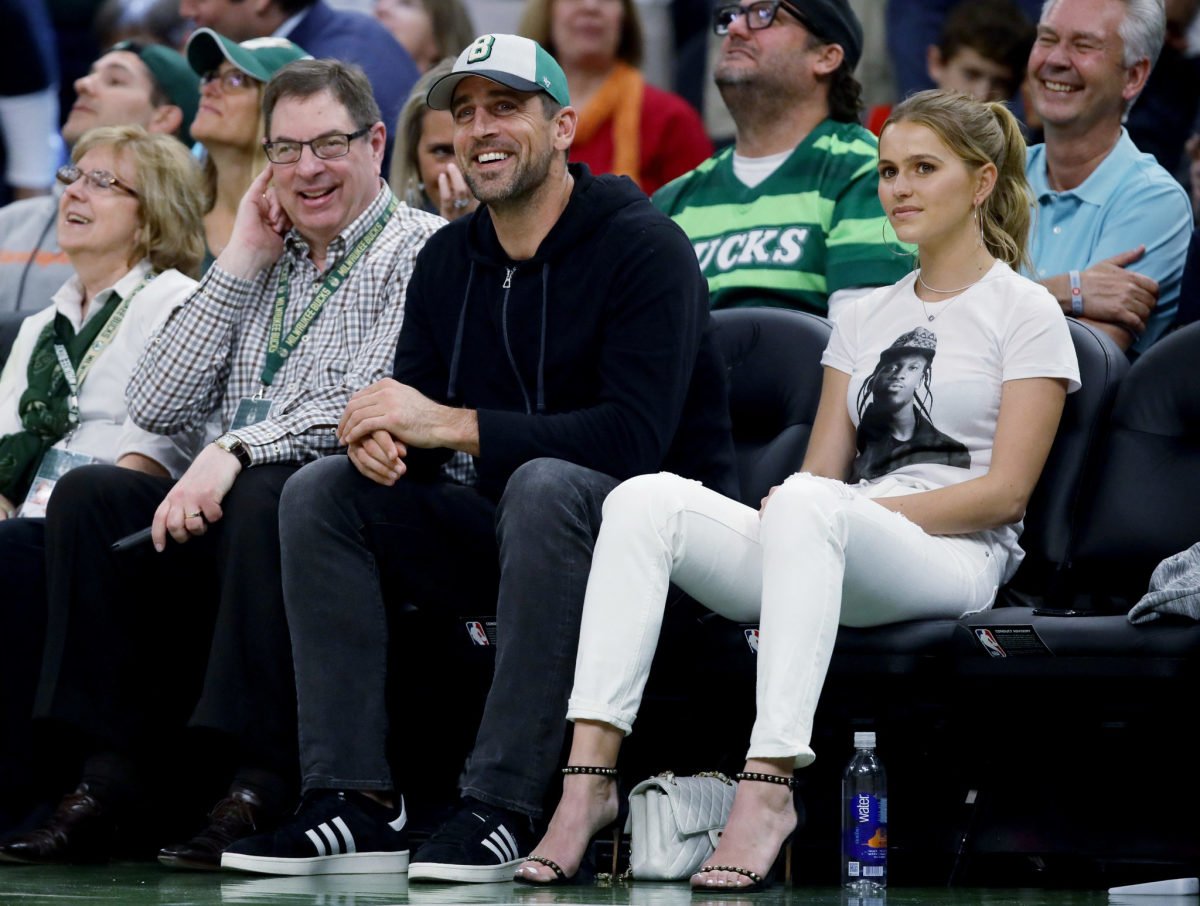Aaron Rodgers' ExGirlfriend Stuns At NBA Game Wednesday Night Flipboard