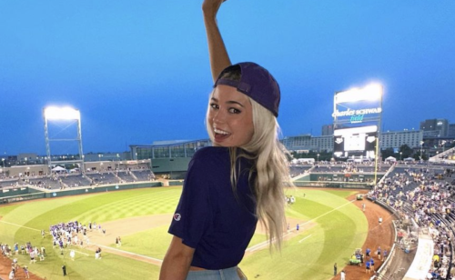 Olivia Dunne Celebrates LSU Baseball's National Championship In Viral ...