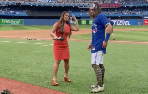 Watch: MLB Reporter Gets Soaked During Postgame Interview