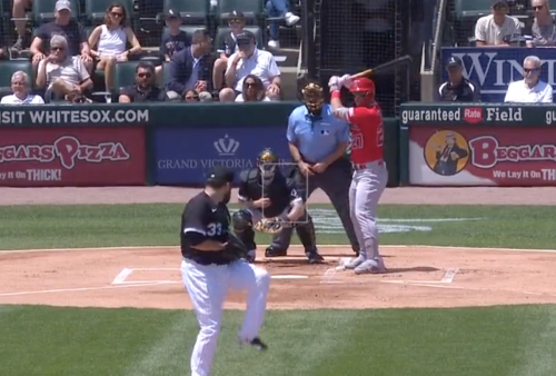 Mike Trout Just Hit One Of The Longest Home Runs In Guaranteed Rate Field History