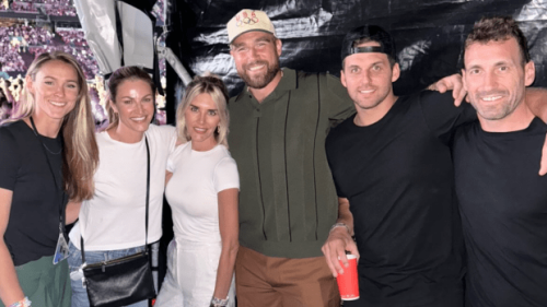 Travis Kelce Sends 5-Word Message To Erin Andrews' Husband