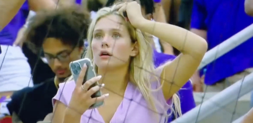 Look: Shocked College Football Fan Goes Viral During Game | Flipboard