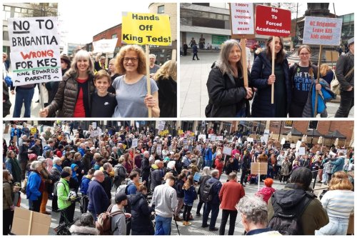 King Edward VII School protest: Picture gallery shows familes at ...