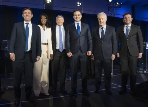 French face-off: How the six Conservative leadership candidates made the case for themselves, and against each other