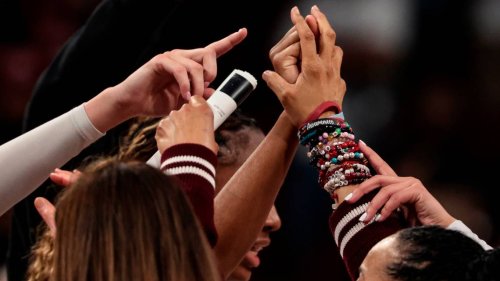 Dawn Staley’s bracelet collection keeps growing. There’s a story behind each one