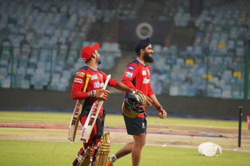 Who is Jass Inder Singh, seen in Punjab Kings jersey?