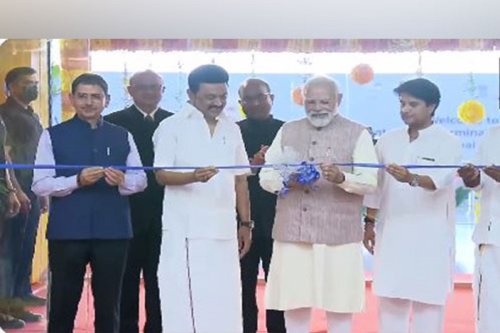 PM Modi Inaugurates New Integrated Terminal Of Chennai International ...