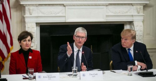 Apple CEO’s business plan provokes US president