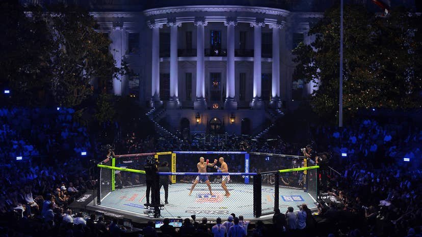 UFC fighters collect crypto bonuses at White House event