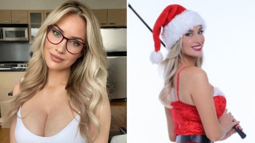 Paige Spiranac reveals she believed in Santa Claus until she was FIFTEEN and blames ‘robot mom’ for leading her on
