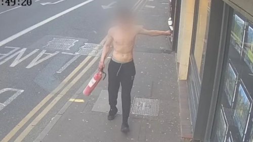 We’re selling up & leaving our once quaint town after topless yob’s high street rampage turned it into a WARZONE
