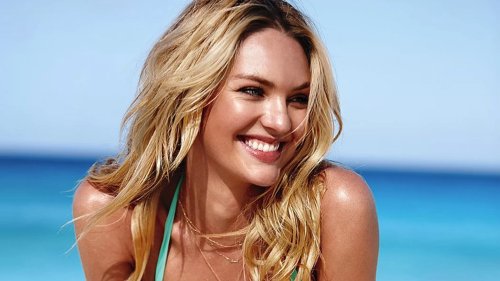 Model Candice Swanepoel wows in sexy bikini as she’s enlisted to promote ‘boyfriend’ Kanye West’s new sunglasses range