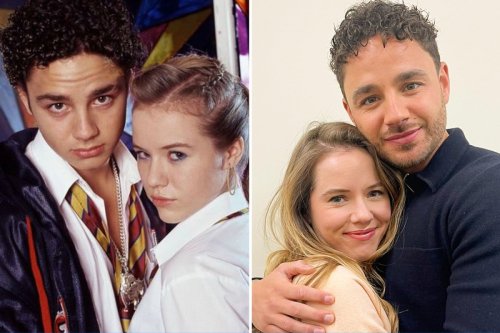 Adam Thomas and Katie Griffiths look completely different as they reunite 13 years after Waterloo Road