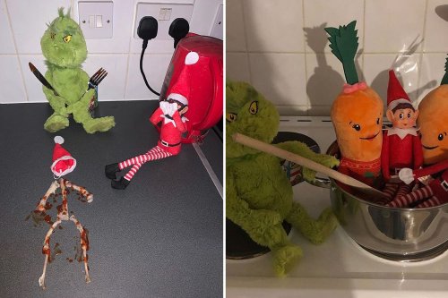 Mum’s ‘Elf on Shelf’ prank spectacularly backfires – and leaves son, 5, in tears