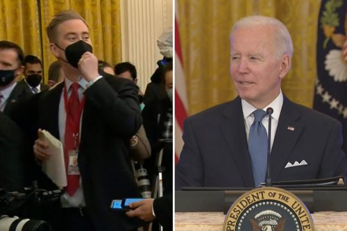 Biden appears to call reporter Peter Doocy a 'stupid son of a b***h' on hot mic