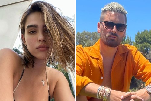 Amelia throws shade at ex Scott as she supports Kourtney & Travis engagement