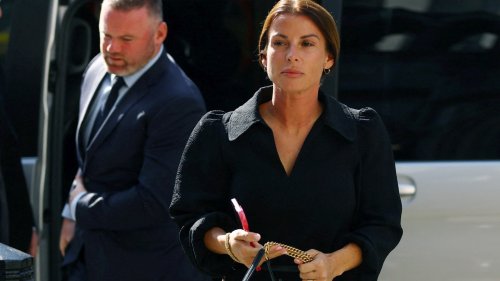 Wayne Rooney arrives to take the stand in Wagatha trial today in wife Coleen’s showdown with Rebekah Vardy
