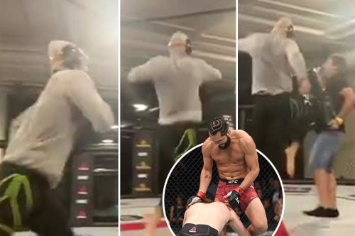 Watch Jorge Masvidal Practice Stunning Knee Just 48 Hours Before He 