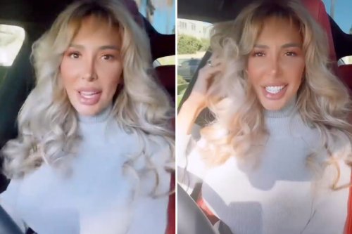 Teen Mom Farrah Abraham recklessly films video on phone while driving after she’s slammed for twerking with daughter