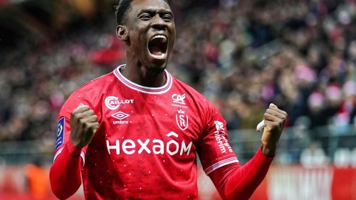 Arsenal loanee Folarin Balogun scores stunning Reims hat-trick meaning only TWO strikers scored more in whole of Europe