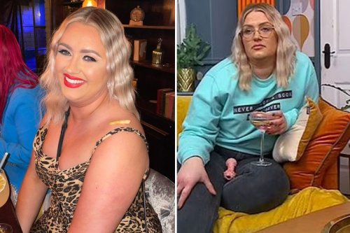 Gogglebox’s Ellie Warner is worlds away from show sofa on glam night out in leopard print dress