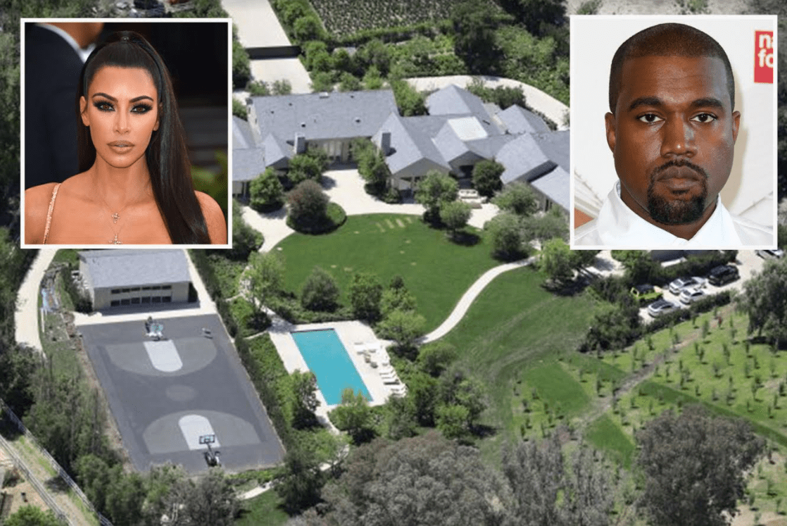 Kim and Kanye ‘go to war over $60m mansion’ as BOTH fight to keep ‘dream house’ that took six years to build