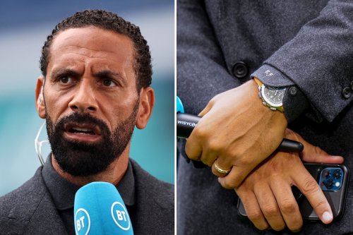 Ferdinand angry as ex-Man U star throws phone to BT Sport colleague who drops it